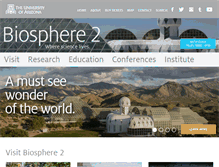 Tablet Screenshot of biosphere2.org